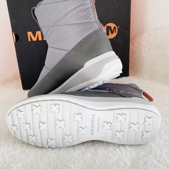 Merrell, Women's Snowcreek Sport Mid Zip Polar Waterproof, Charcoal, Size 8.5 M - Picture 8 of 8